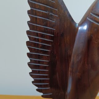 Figura Palo Fierro Pez Espada Tallado