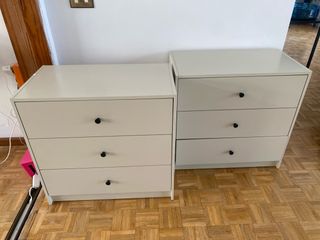 Cómoda IKEA 3 cajones blanca