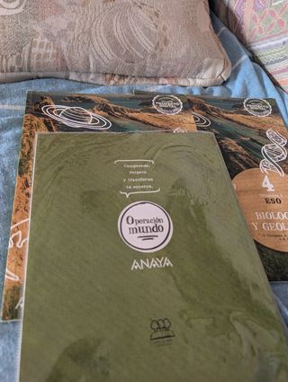 Libros de texto Biología y geología 4to ESO,ANAYA