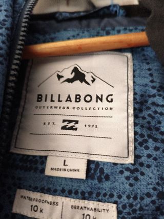 Chaqueta Billabong azul mujer