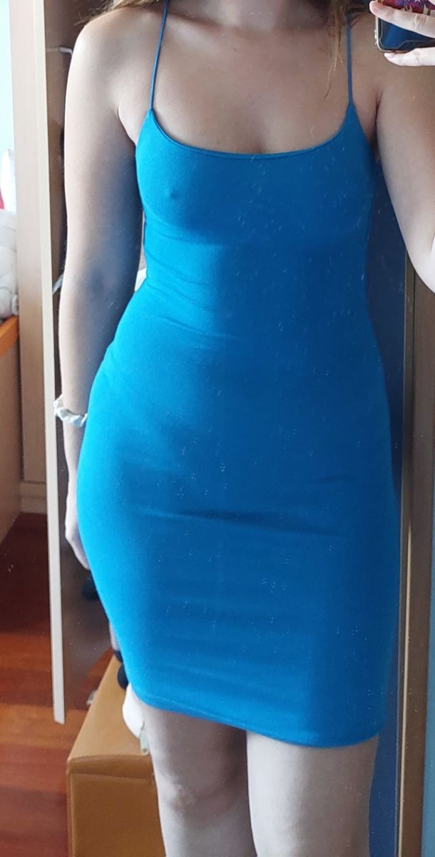 Vestido Zara azul