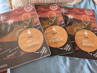 Libros de texto física y química 4to de la ESO 