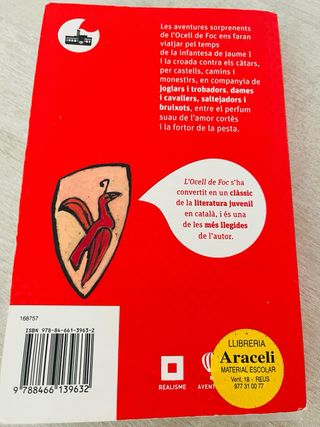 Libro lectura escolar 9788466139632
L’ocell de foc