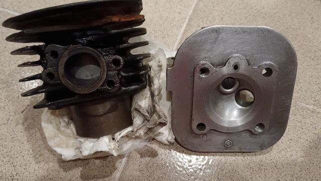 Culata 65cc y Cilindro Metrakit Vespino 65cc