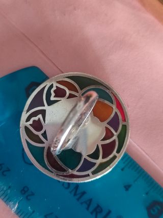 Conjunto Tous Multicolor y Plateado