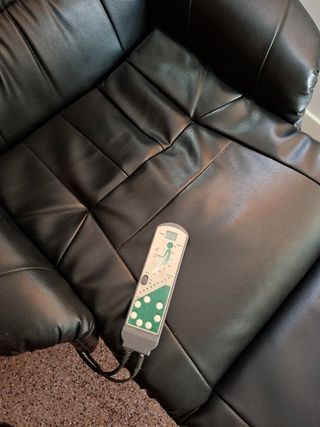 Sillón de masaje polipiel negro