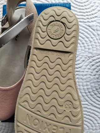 Espardeñas Angel Baide Talla 33 Salmón