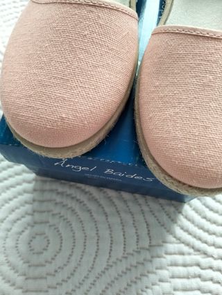 Espardeñas Angel Baide Talla 33 Salmón