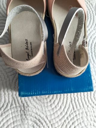 Espardeñas Angel Baide Talla 33 Salmón