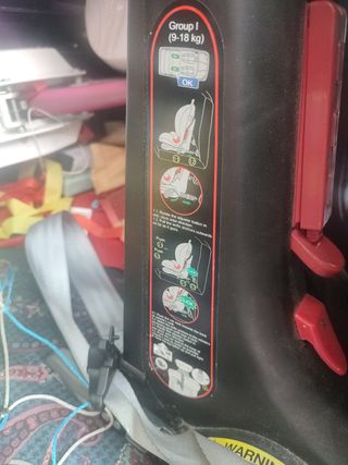 Silla de coche Spark negra
