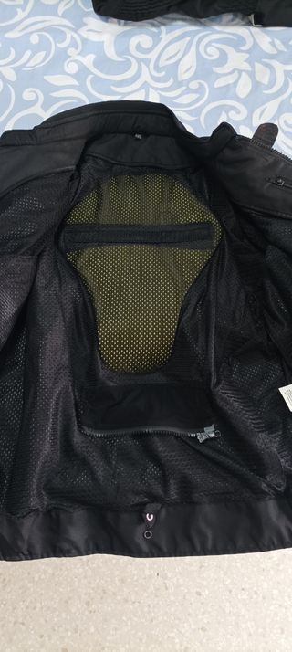Chaqueta motera negra 4XL