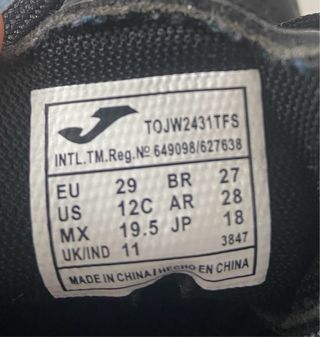 Botas fútbol niño Joma Talla 29 EU
