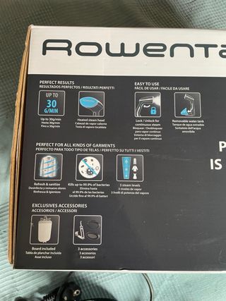 Plancha vertical vapor Rowenta Access Steam Care