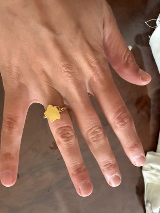 Anillo TOUS dorado (plata bañada en oro)