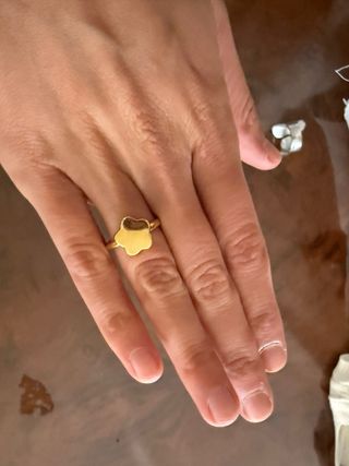 Anillo TOUS dorado (plata bañada en oro)