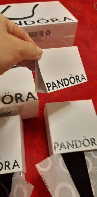 Lote 3 Cajas y 5 Bolsas Pandora