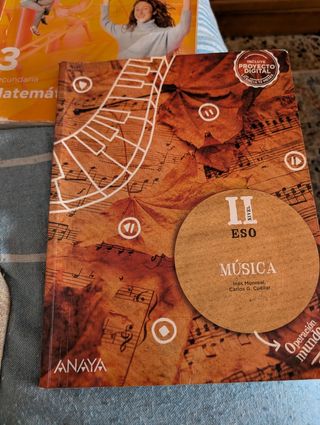 Libro de texto de Música 3ro ESO