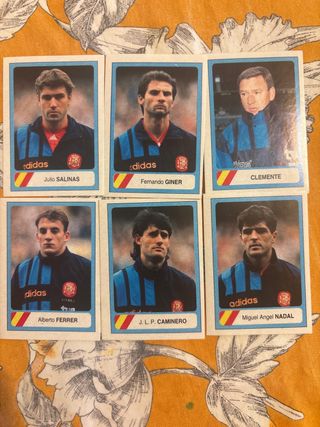 Lote Cromos España Mundial USA 94 - Julio Salinas