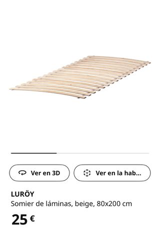 Cama Infantil Extensible IKEA SLAKT +
COLCHONES