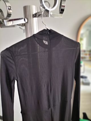 Mono negro cuello alto S