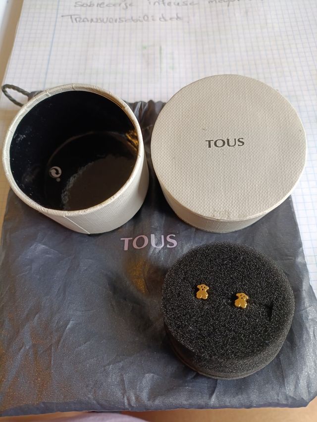 Pendientes Oso Tous de Oro