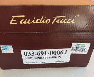 Zapatos ante Emidio Tucci Marrón Talla 41