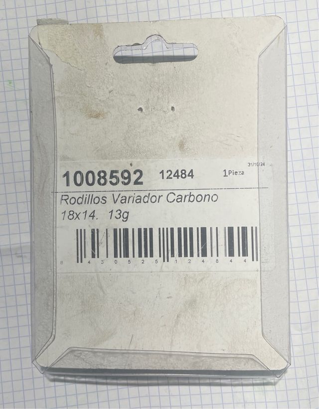 Rodillos Variador TECNIUM  Honda SH75