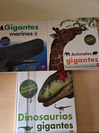 Tres libros infantiles sobre Animales.