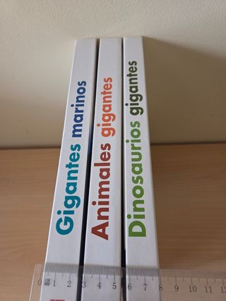 Tres libros infantiles sobre Animales.
