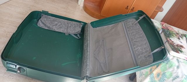 Maleta dura verde