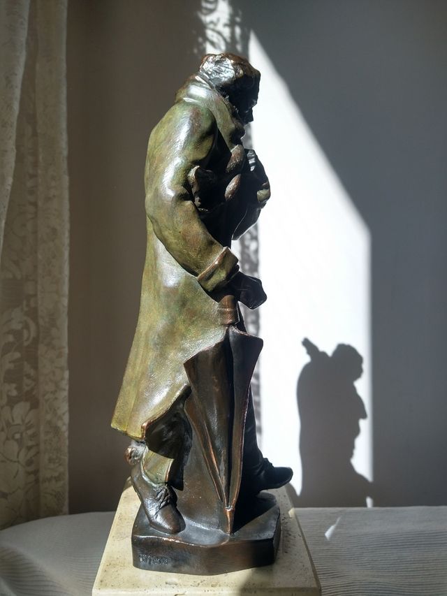 Escultura bronce Equipo Miro