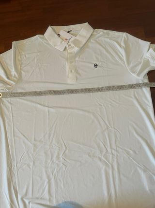 Polo Conte of Florence Bianco Taglia XL Nuovo