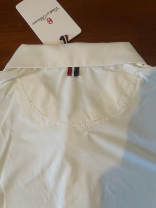 Polo Conte of Florence Bianco Taglia XL Nuovo