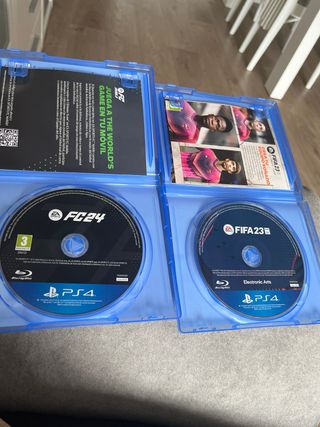 FC 24 y FIFA 23 PS4