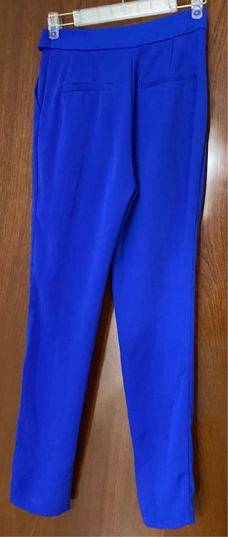 Pantalón Mango Talla S Azul