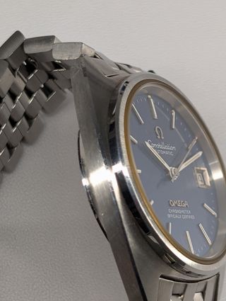 Omega Constellation Automático Esfera Azul