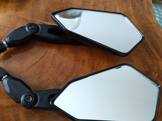 Retrovisores Moto Universales Hexagonales