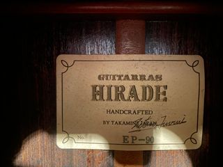 Guitarra Takamine Hirade EP-90 Electroacústica
