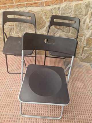 Sillas plegables Ikea (3 unidades)