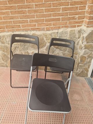 Sillas plegables Ikea (3 unidades)