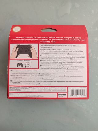 Mando Nintendo Switch Pro Controller Negro