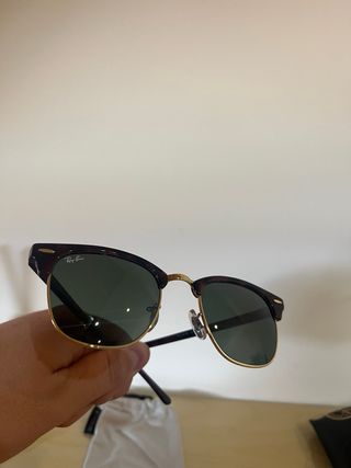 Gafas de sol Ray-Ban Clubmaster Marrón/Dorado