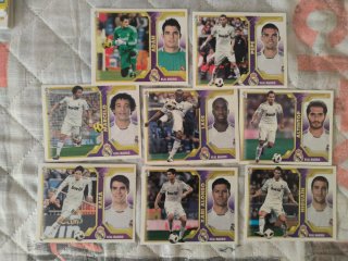 Cromos Real Madrid y Barcelona Liga Este 12 13
