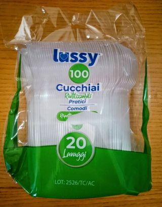 100 Cucchiai Lussy Riutilizzabili