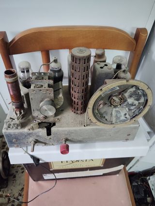 Piezas de radio antiguas