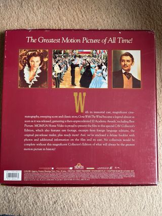Gone With The Wind Laserdisc NTSC CAV