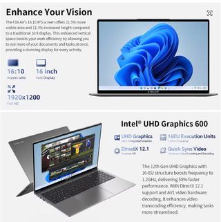 Teclast F16 Air 16 16GB RAM 512GB SSD