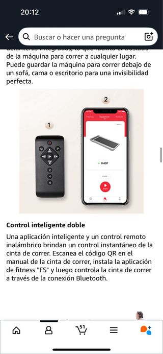 Cinta de correr compacta