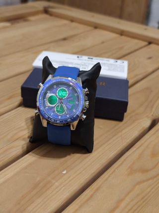 Reloj Sanda Hombre Azul y Plateado