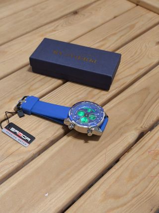 Reloj Sanda Hombre Azul y Plateado